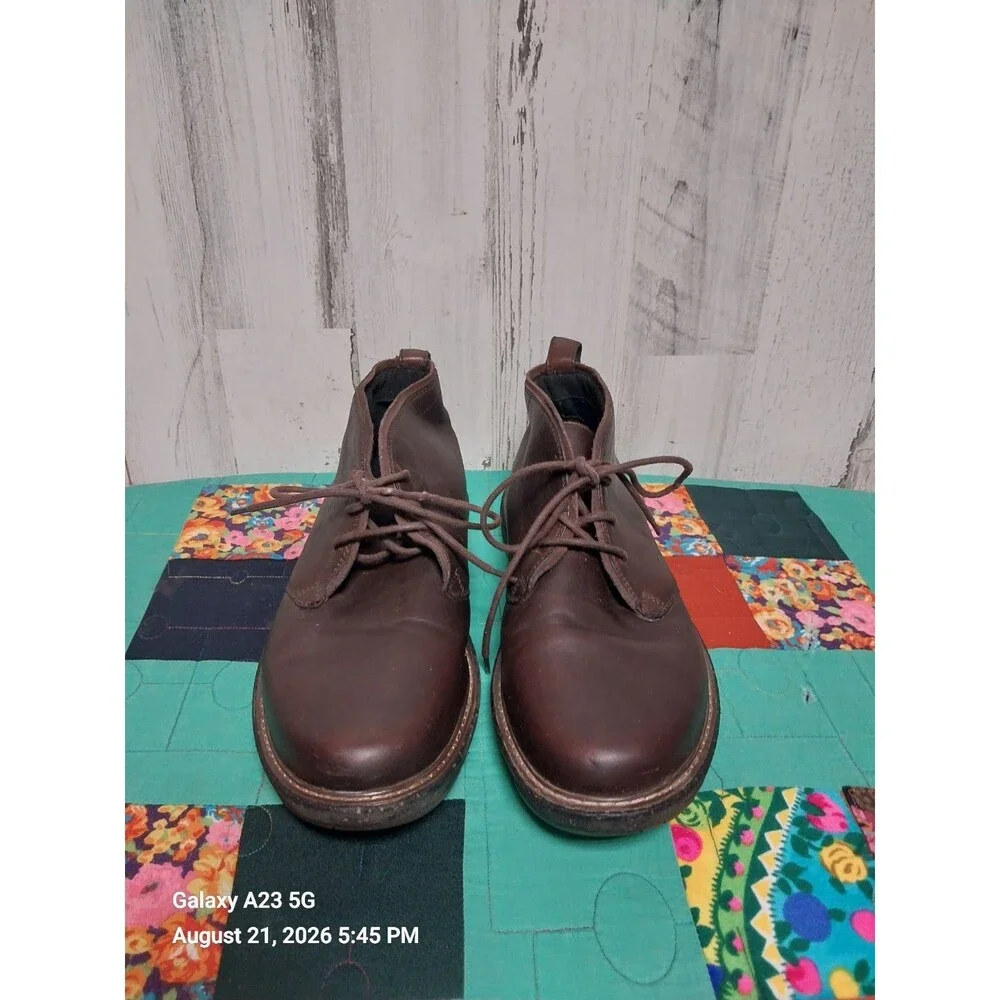 Abeo Boyd Chukka Boots Size 11M Brown Leather